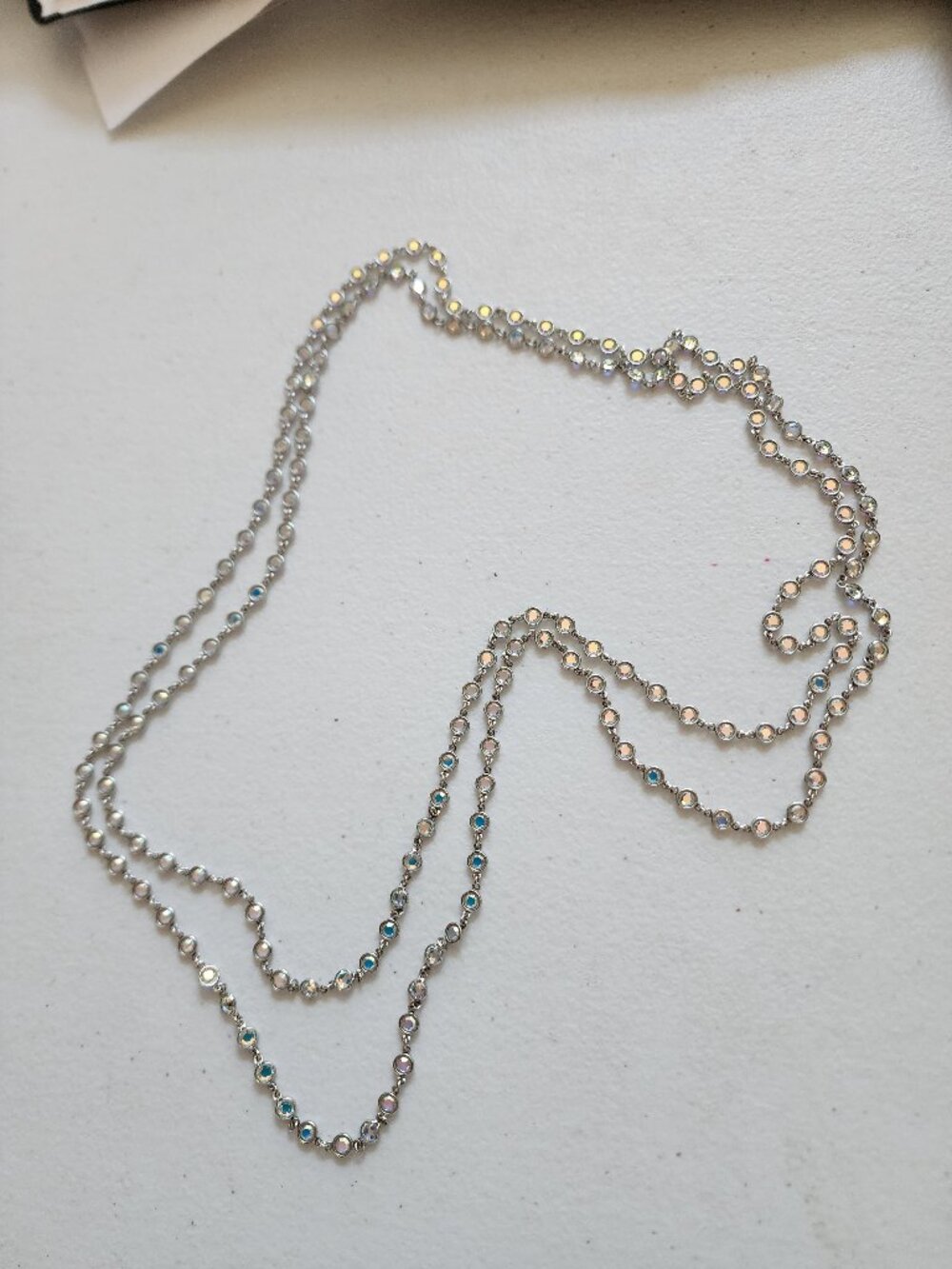 Touchstone Crystal AB Mini Chanelle Necklace